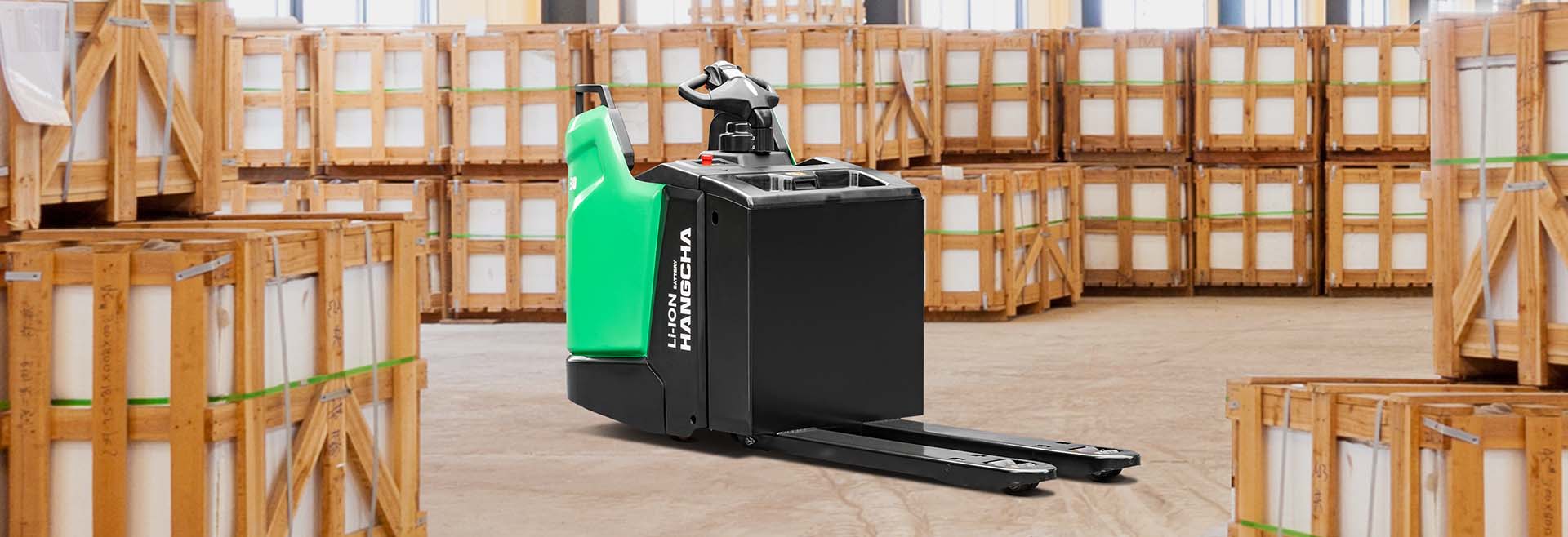 Náhledový obrázek Elektrické paletové vozíky s plošinou (Li-Ion) – 2,0–3,0 t