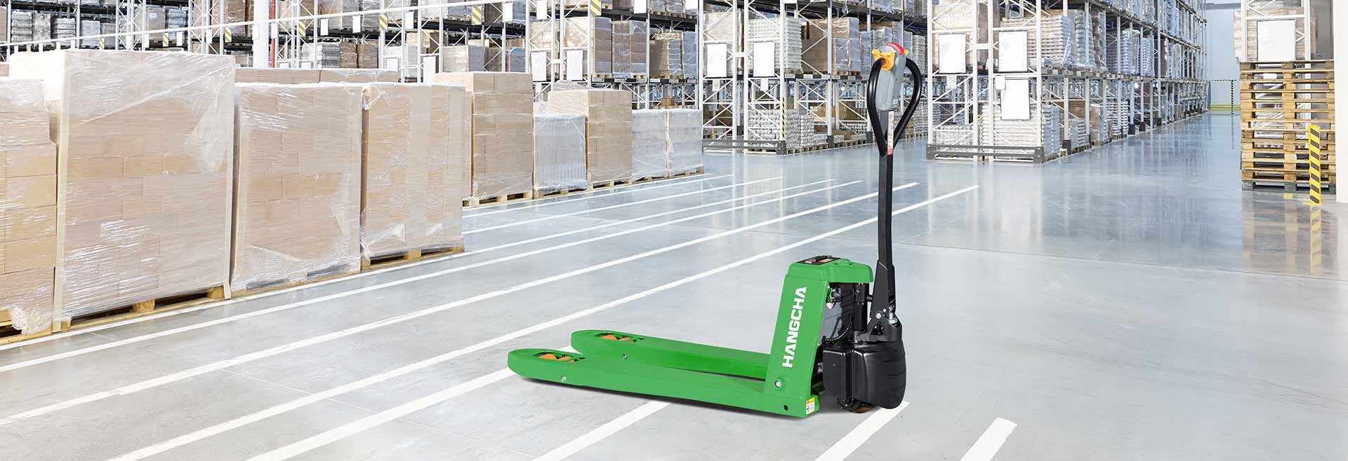 Náhledový obrázek Elektrický paletový vozík řady WS s lithium baterií