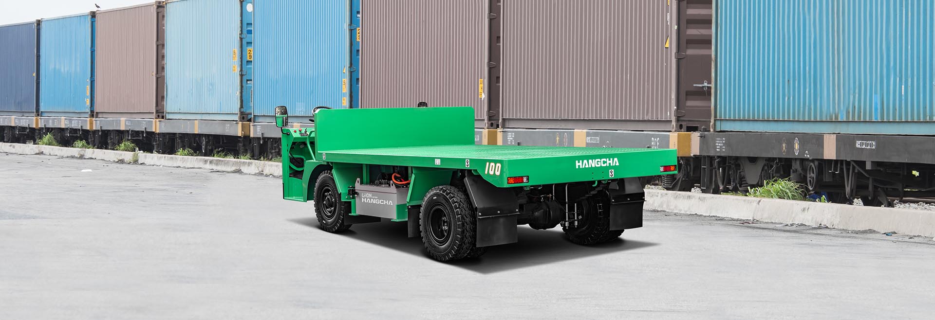 Náhledový obrázek Elektrický plošinový tahač (Li-Ion) – 8,0-16,0 t