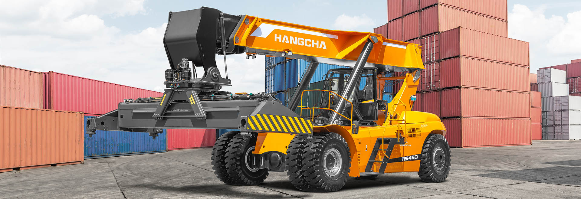 Náhledový obrázek Elektrický reachstacker